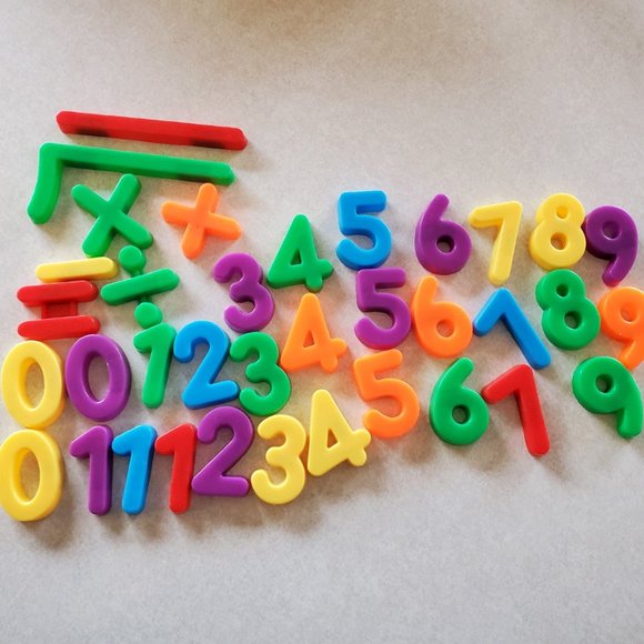 Magnetic Numbers with Math Symbols - Picture 1 of 2